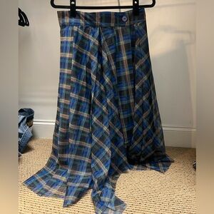 Kate Hewko Plaid Skirt
